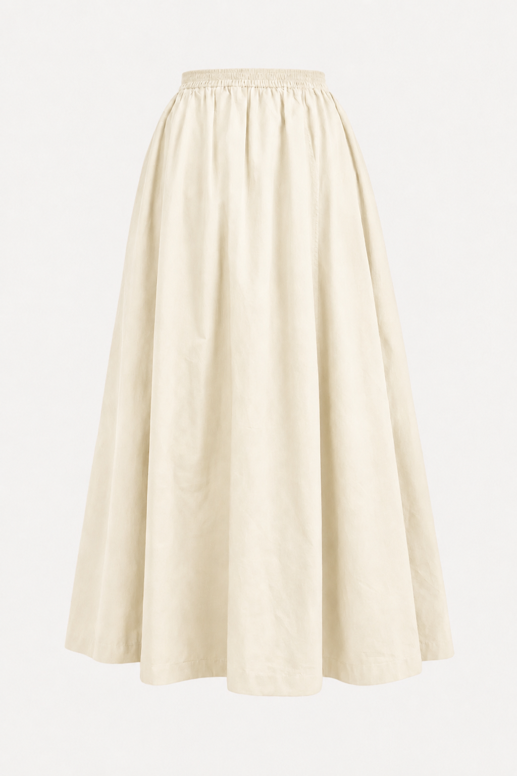 Cotton skirt - Crème