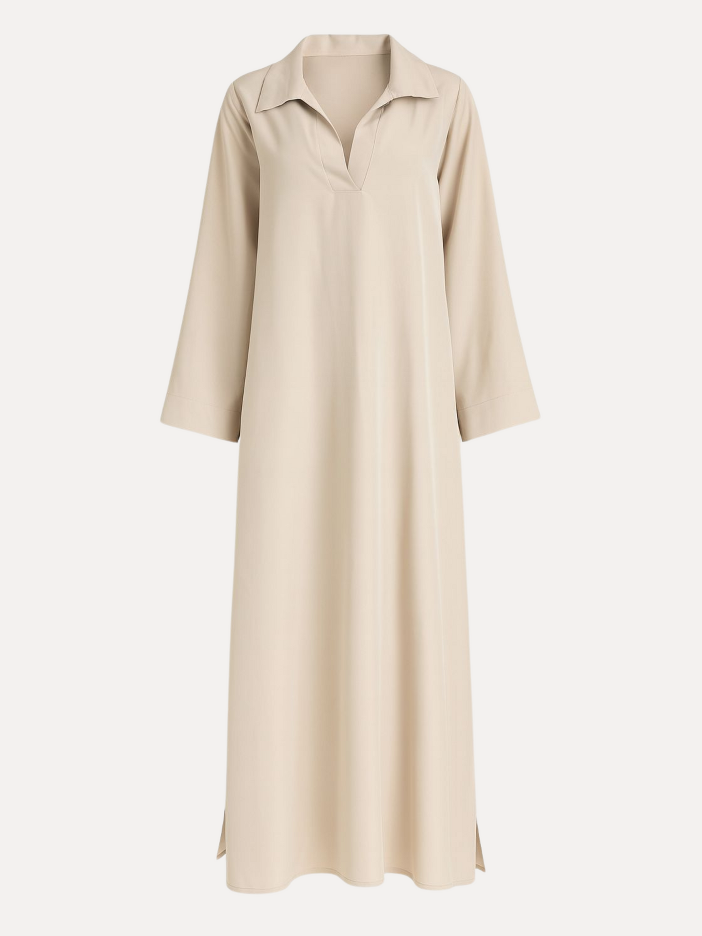 Abaya kraag - Licht beige
