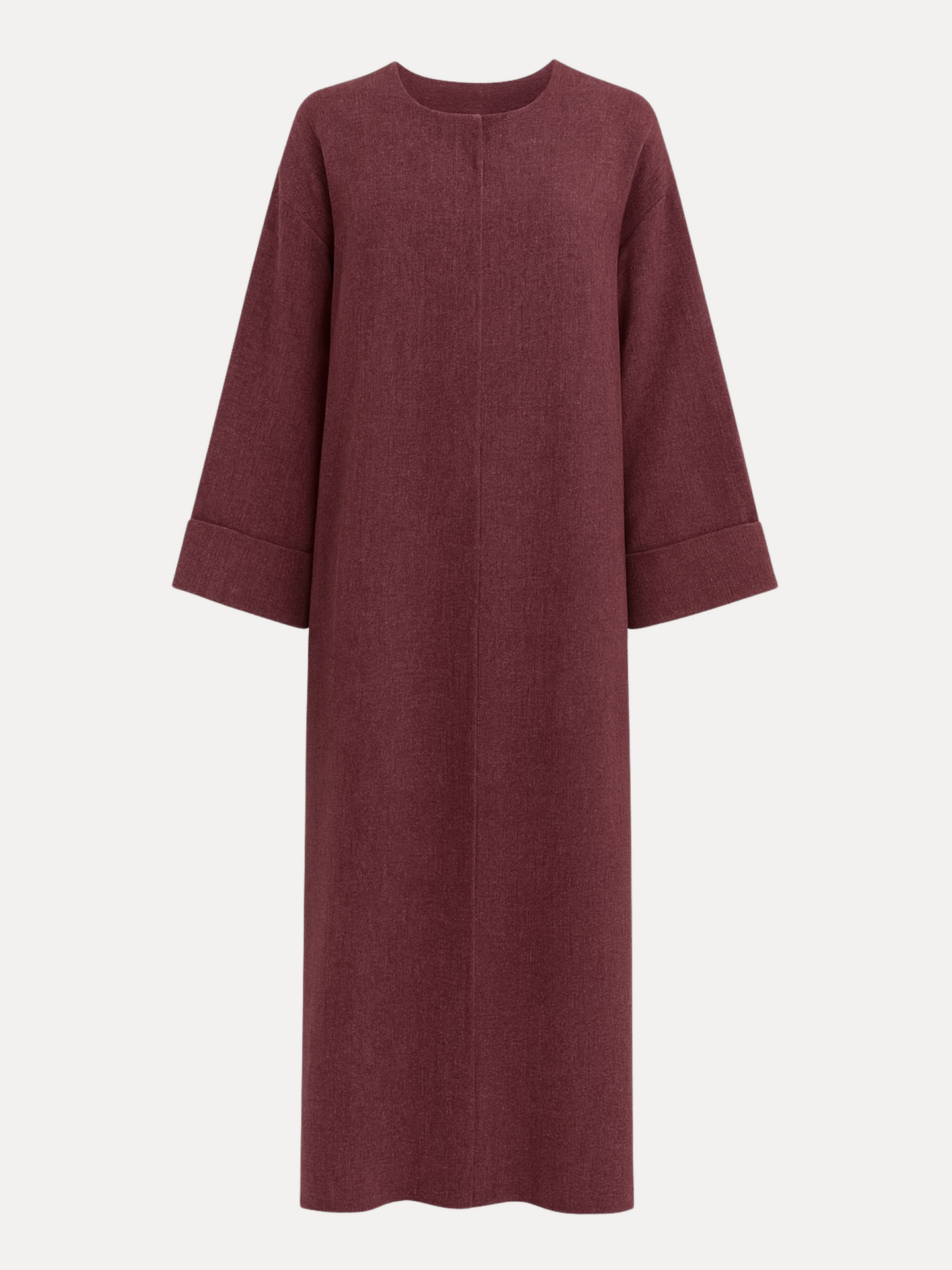 Abaya Winter - Bordeau blended