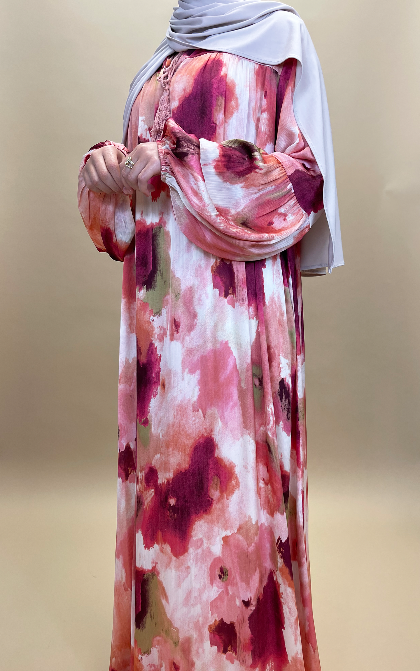 Maxi Dress - Pink - Hijab Boutique