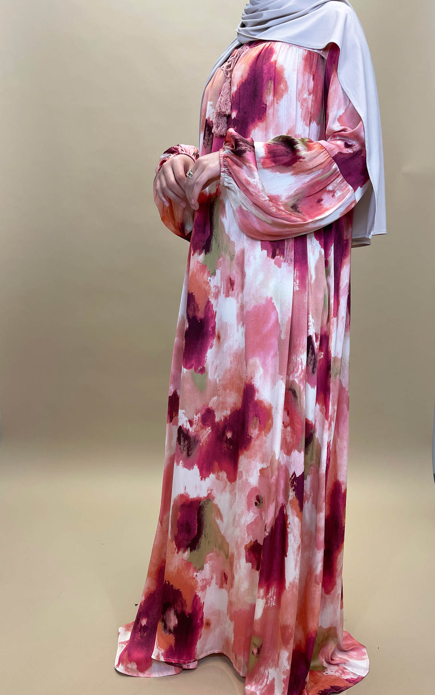 Maxi Dress - Pink - Hijab Boutique