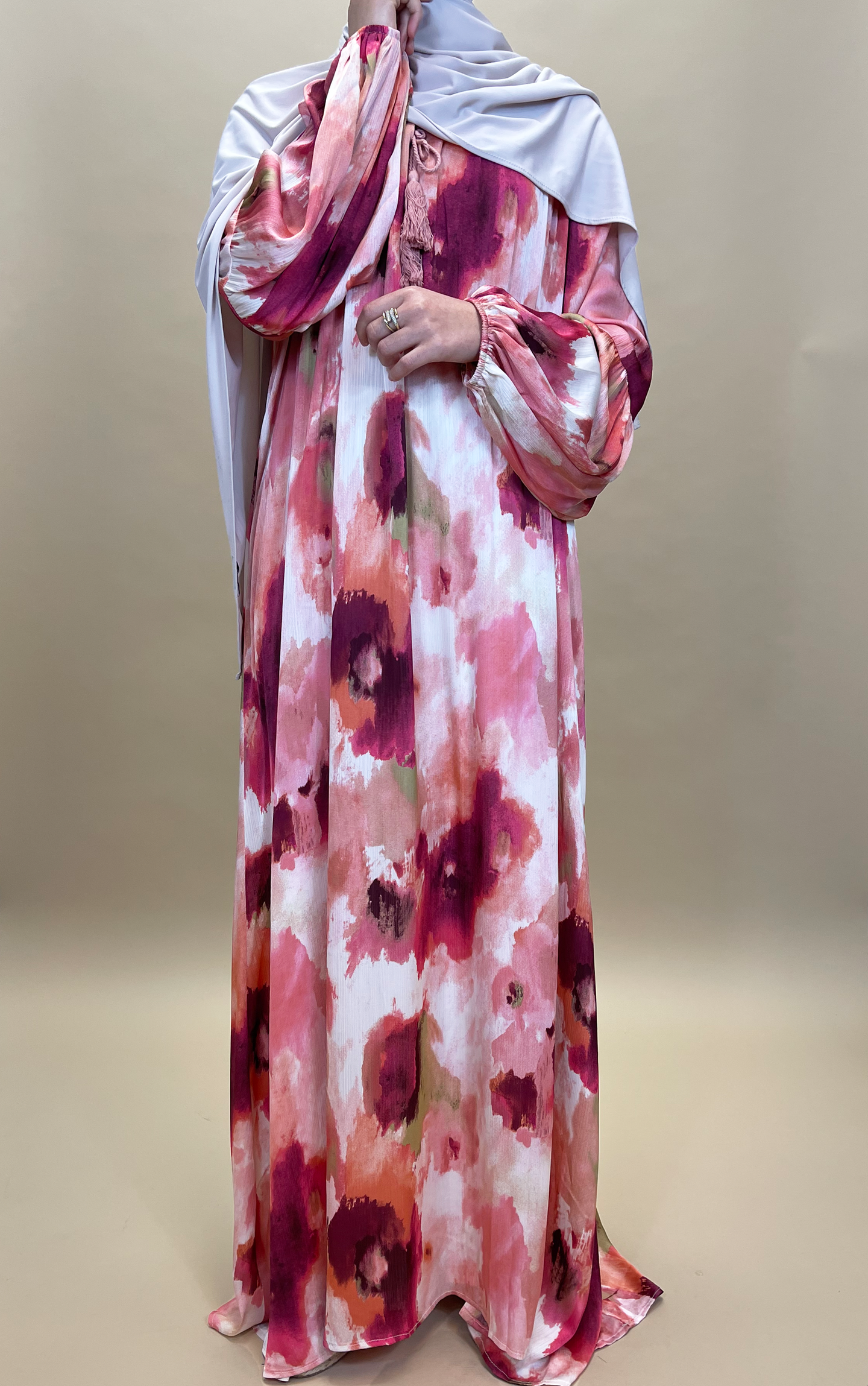 Maxi Dress - Pink - Hijab Boutique