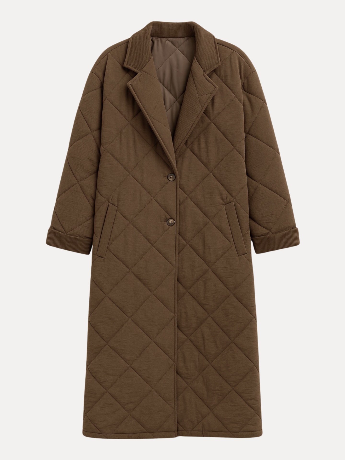 Coat with buttons - Black