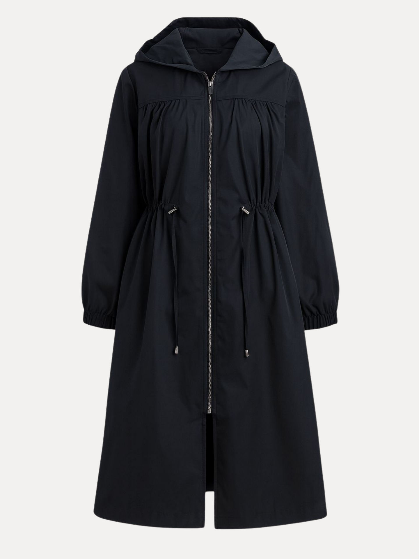 Coat with buttons - Black