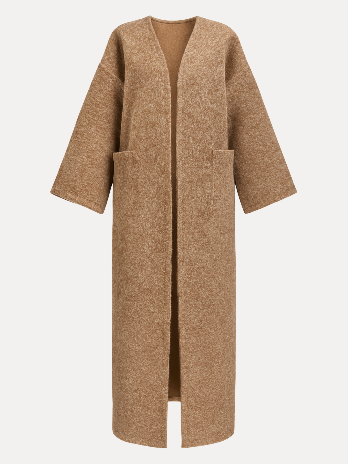 Coat with buttons - Black