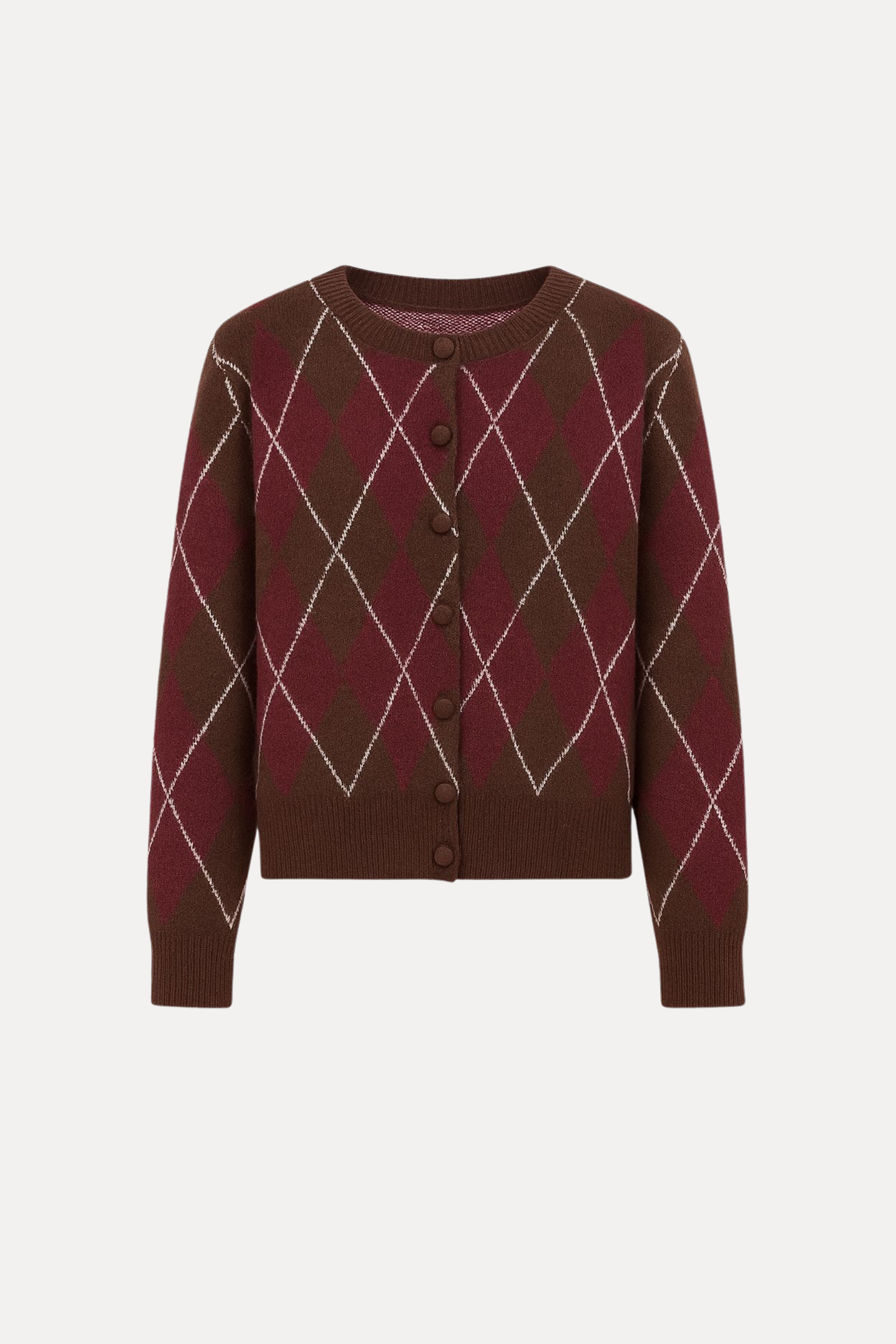 Long sweater with rib structure - ivory