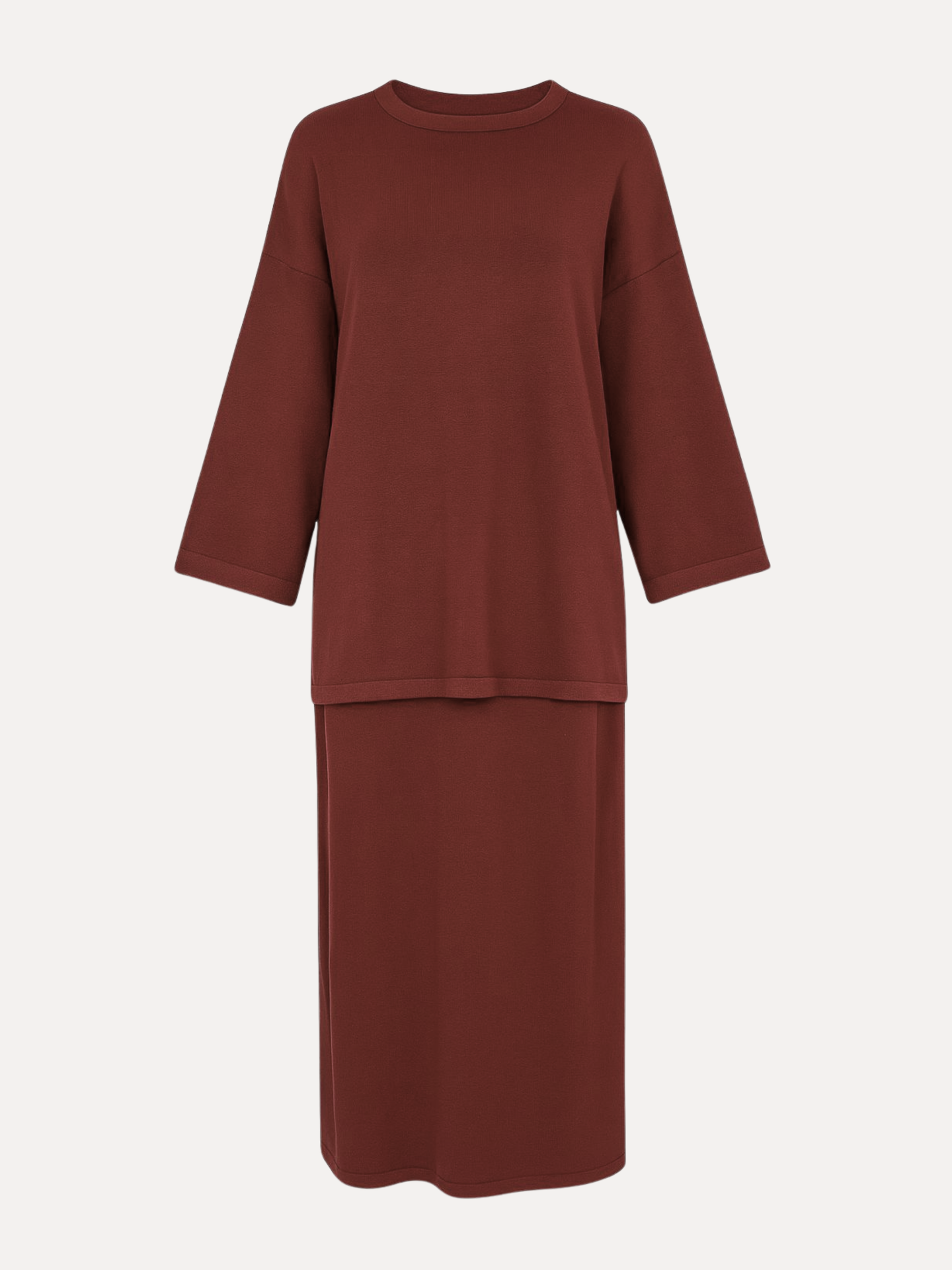 Knitted Twinset - Bordeaux