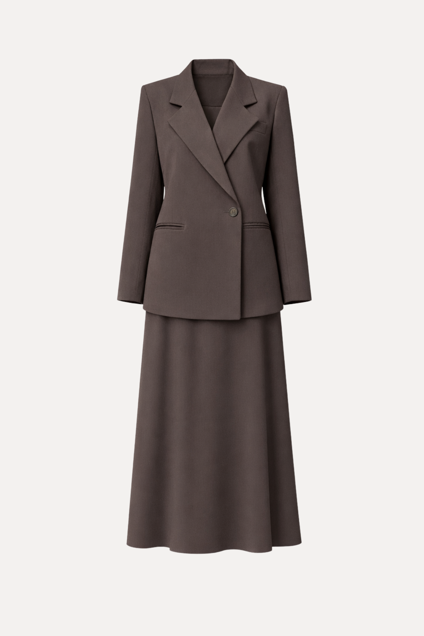 Blazer Twinset - Dark Brown