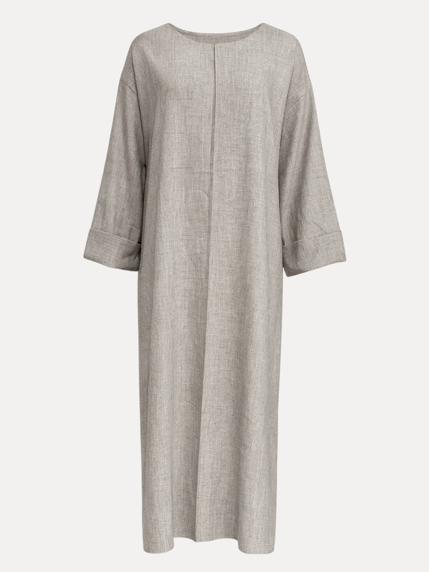 Abaya Winter - Greybeige blended