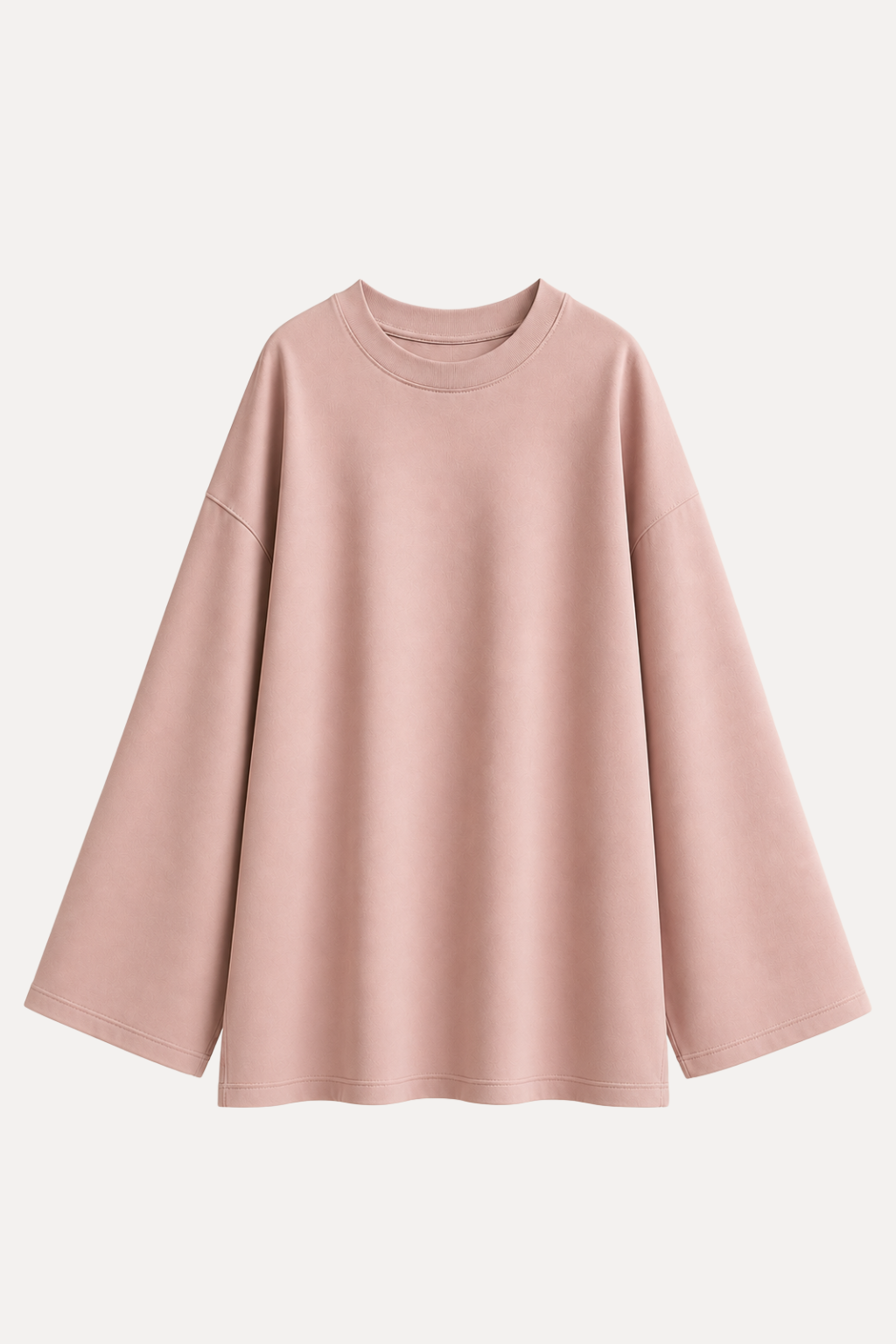 Oversized Cotton Top - Roze