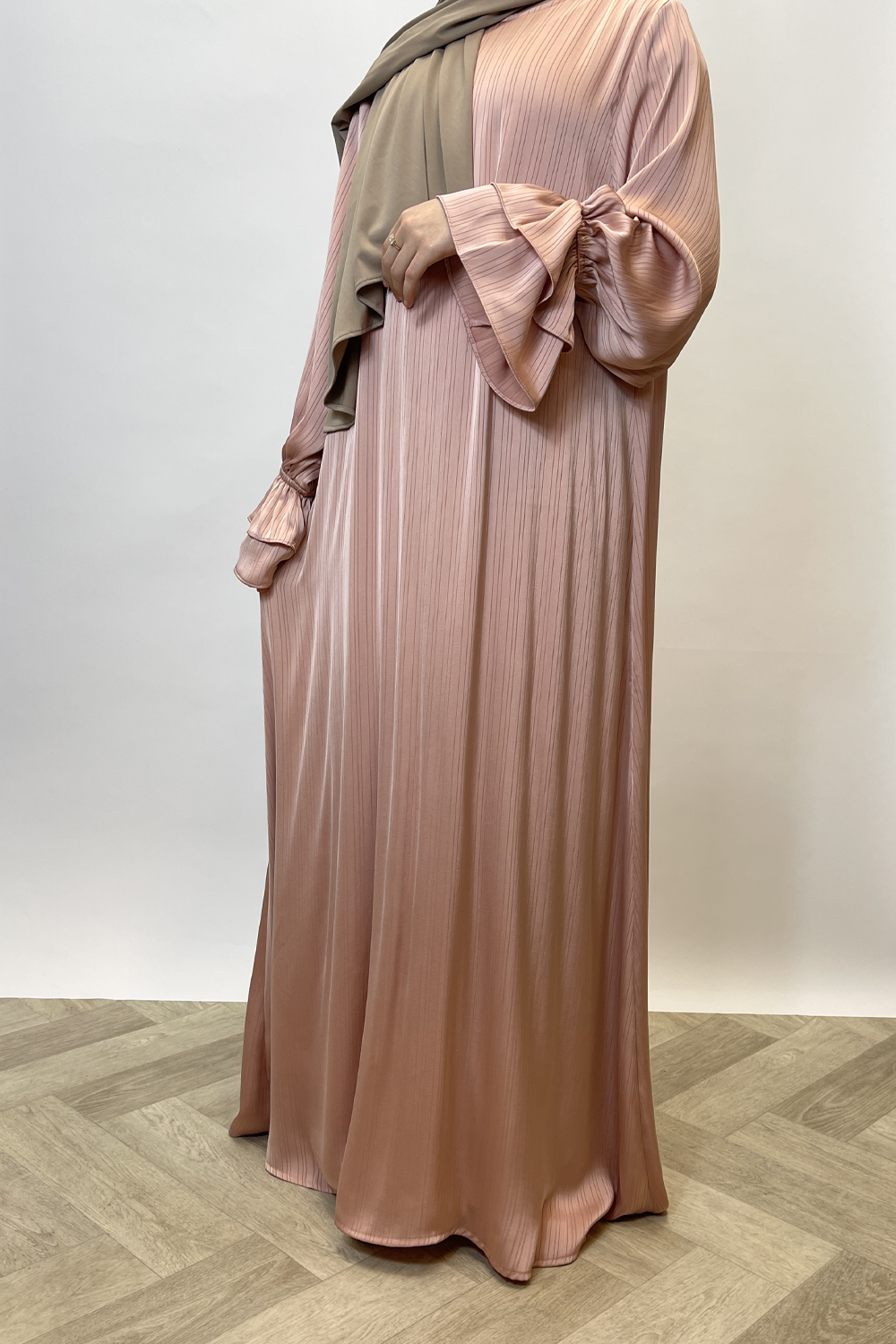 Double sleeve dress - Pink - Hijab Boutique