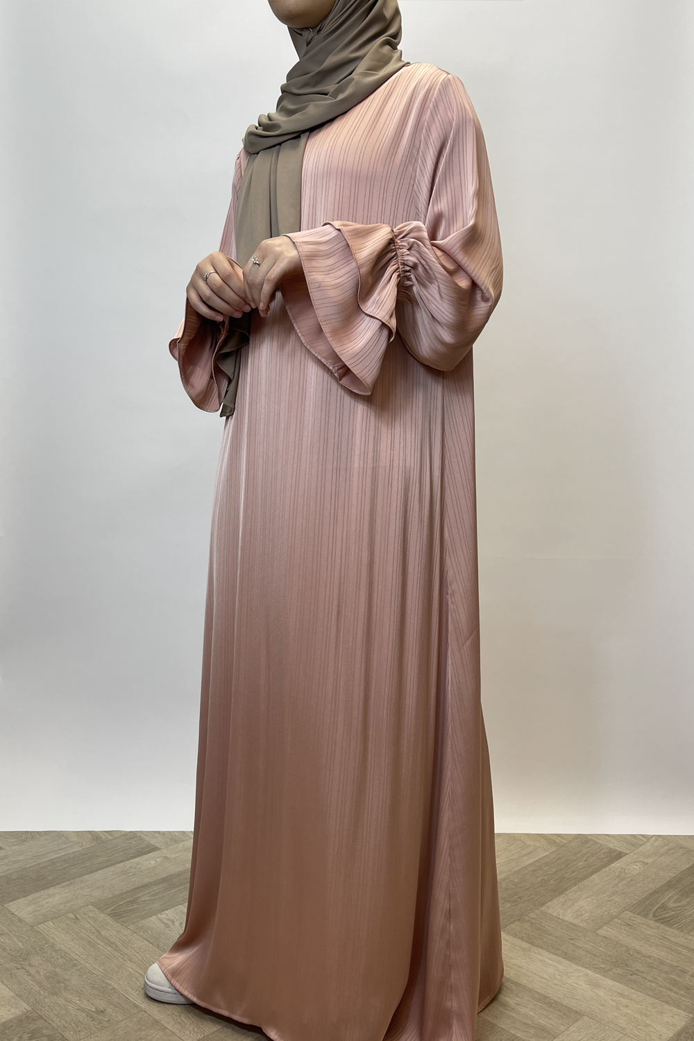 Double sleeve dress - Pink - Hijab Boutique