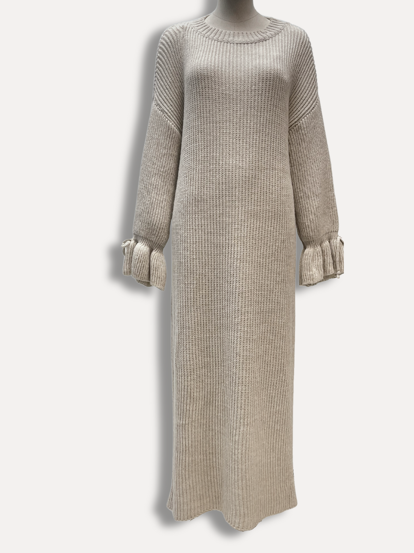 Sweater dress - Beige