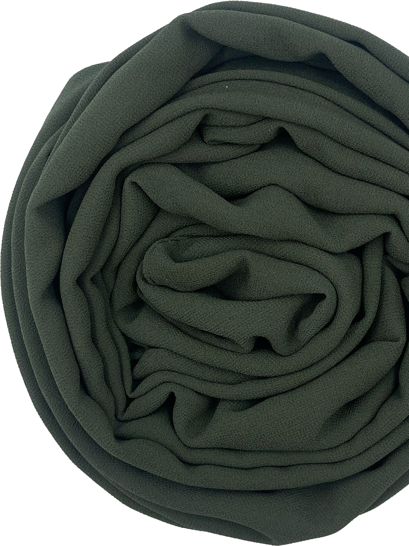 Crepe XXL -Dark green - Hijab Boutique