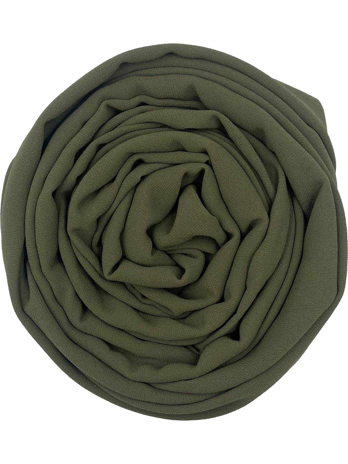 Crepe XXL - Olive green - Hijab Boutique