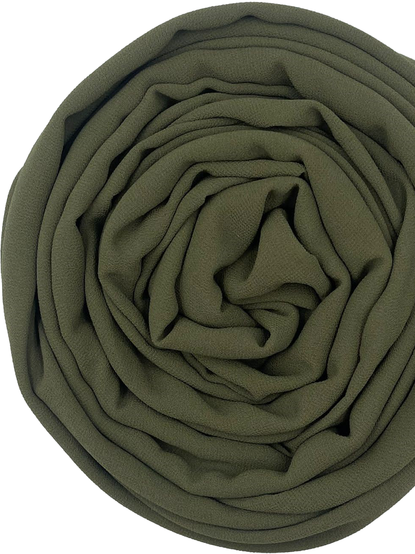 Crepe XXL - Olive green - Hijab Boutique