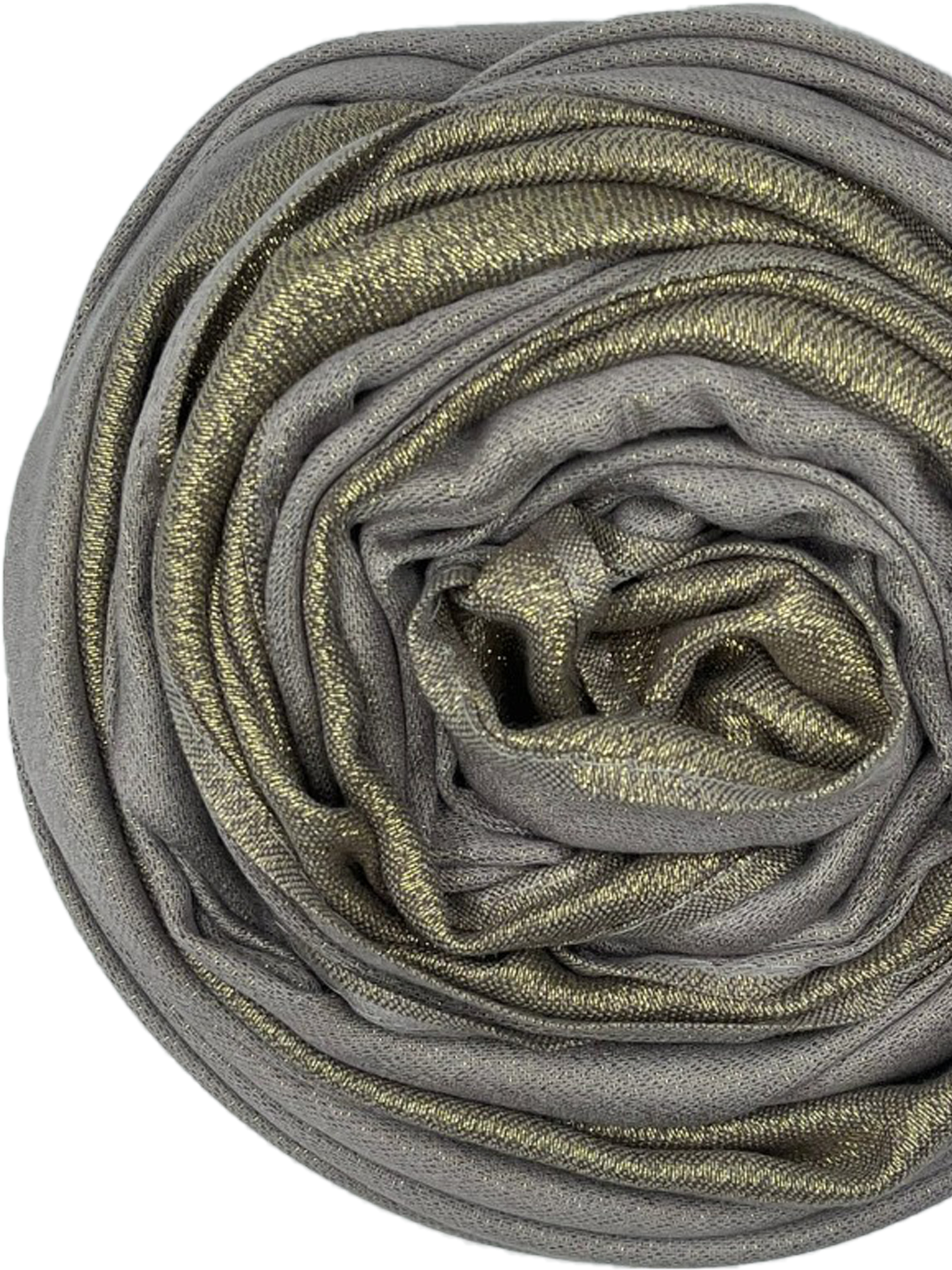 Glamour Scarf - Taupe with gold - Hijab Boutique