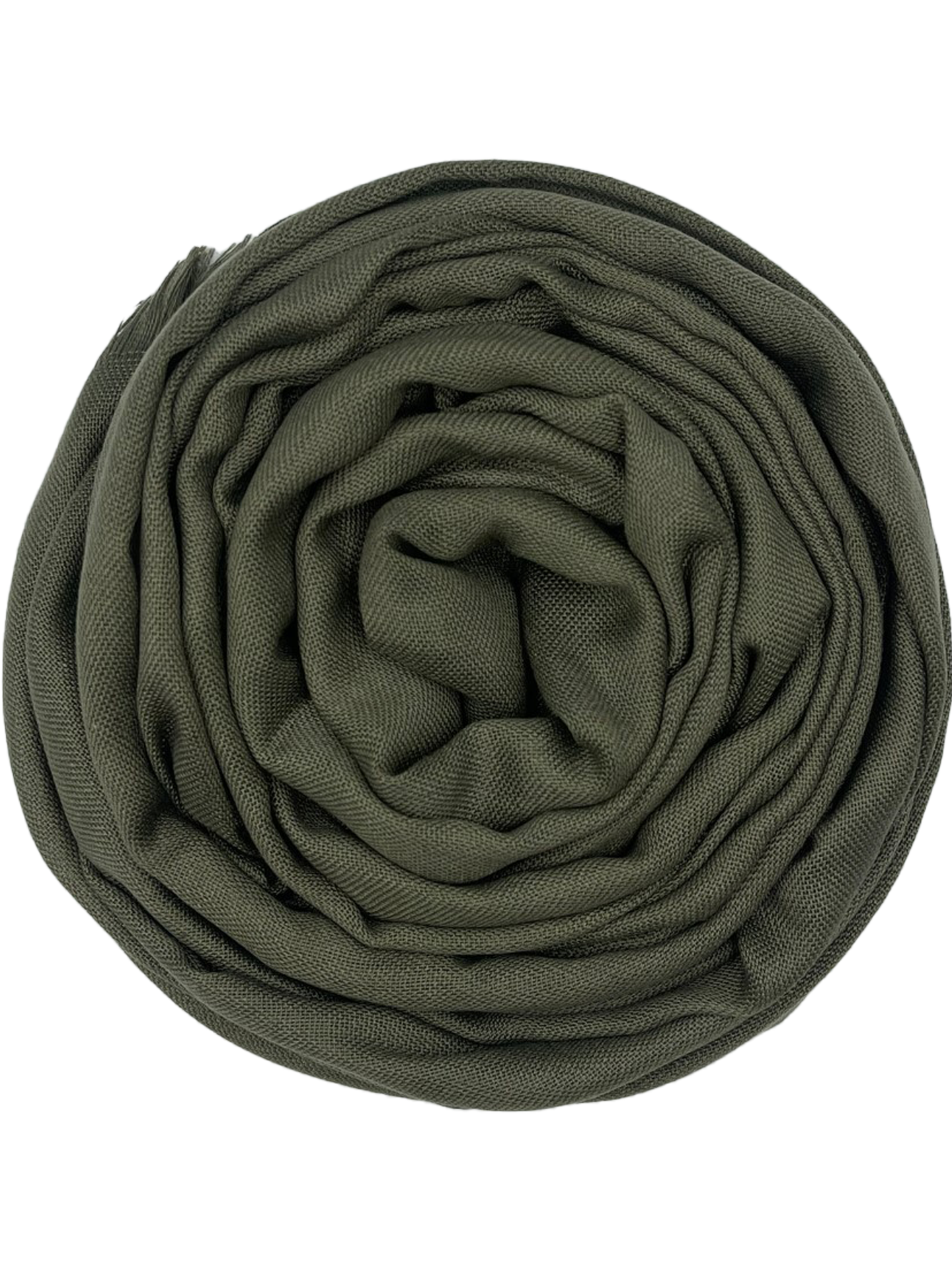 Pashmina korte sliertjes - Army green