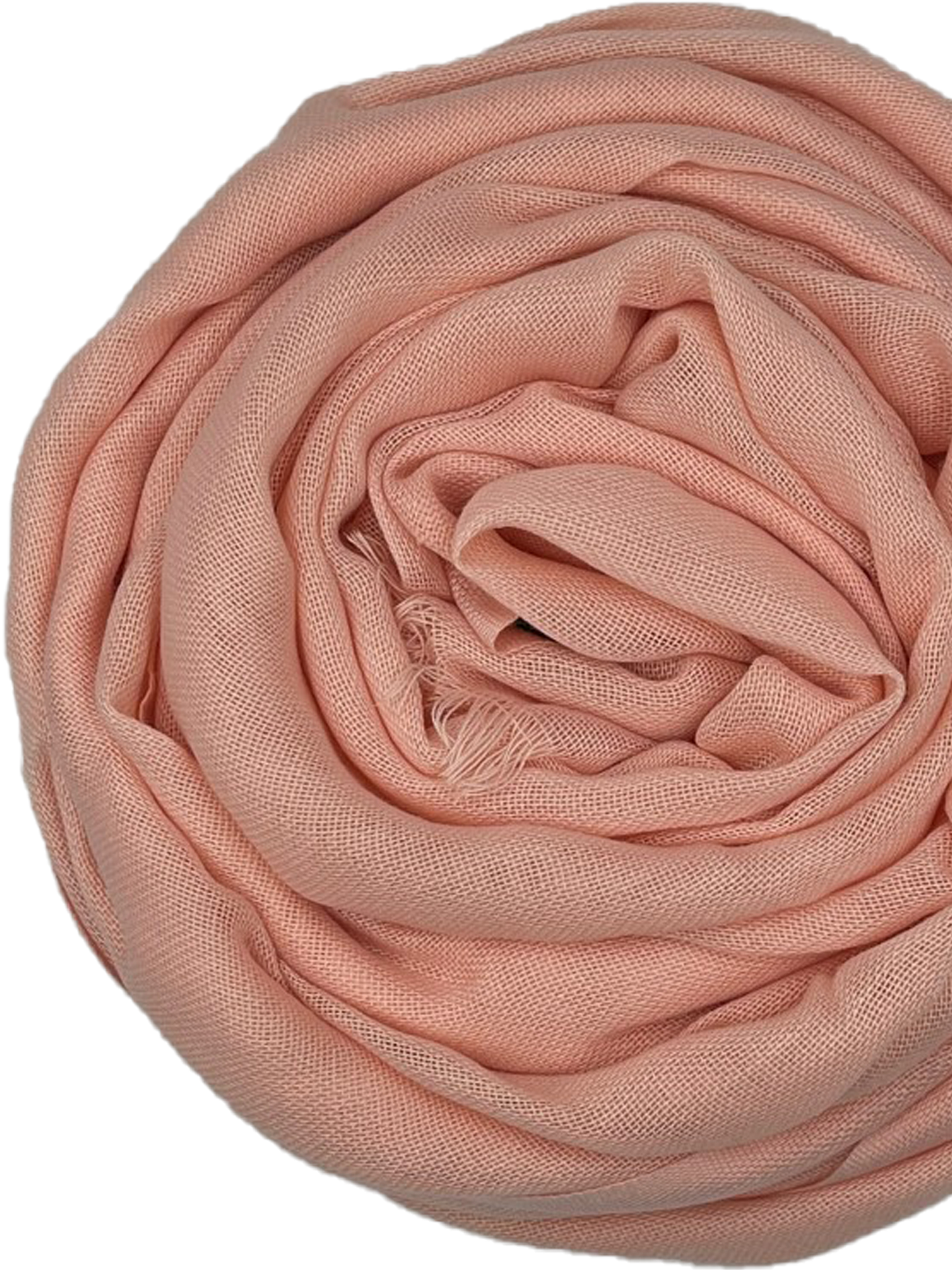 Pashmina short strings - Light peach