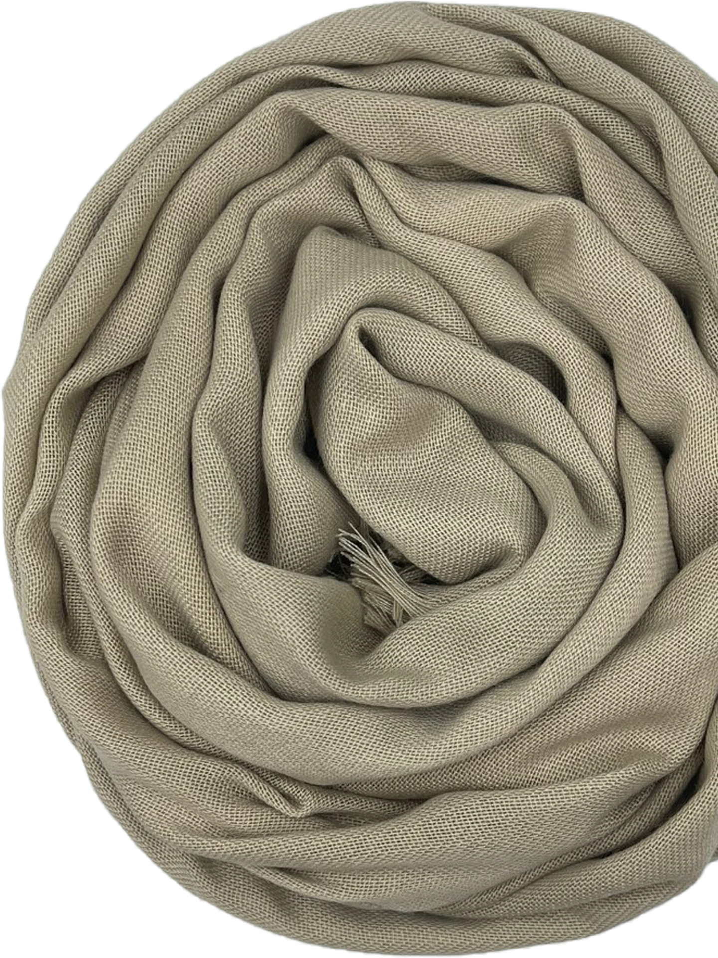 Pashmina korte sliertjes -  Sand - Hijab Boutique