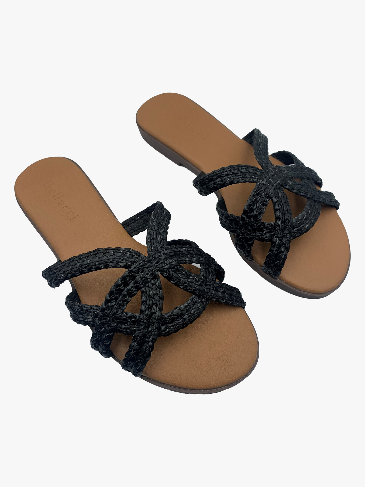 Slippers met gevlochten band - Hijab Boutique