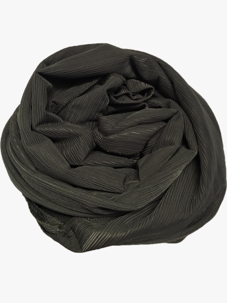 Stretch ribbel scarf - Legergroen