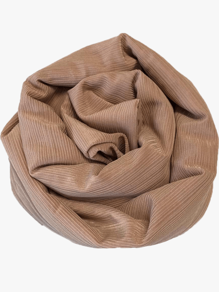 Stretch ribble scarf - Camel