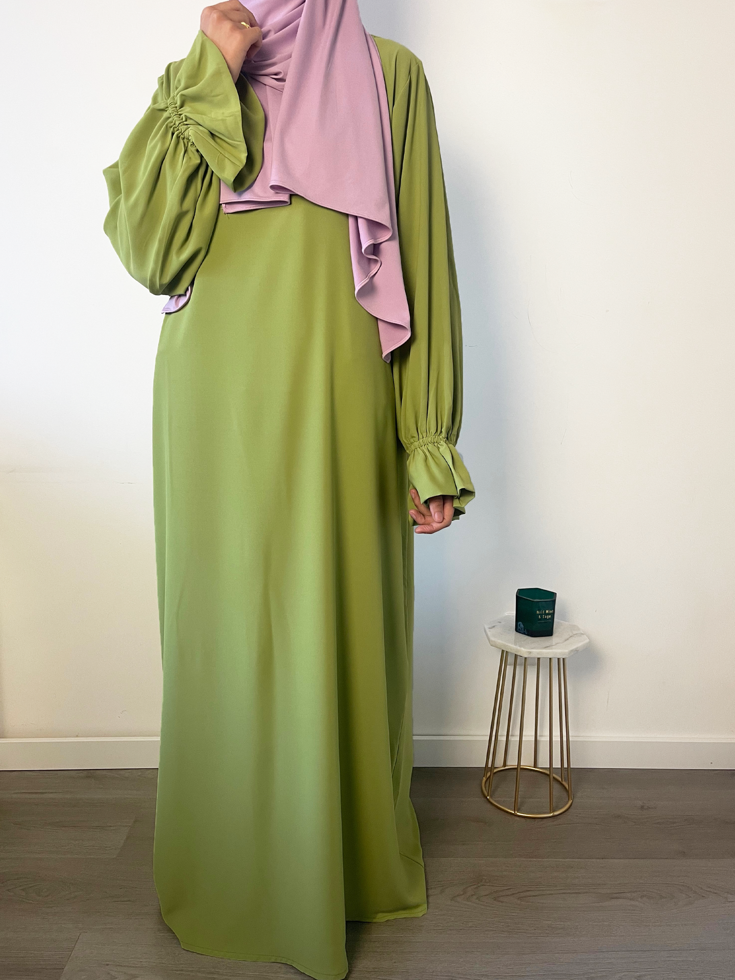 Abaya Kimono 3-piece - Camel