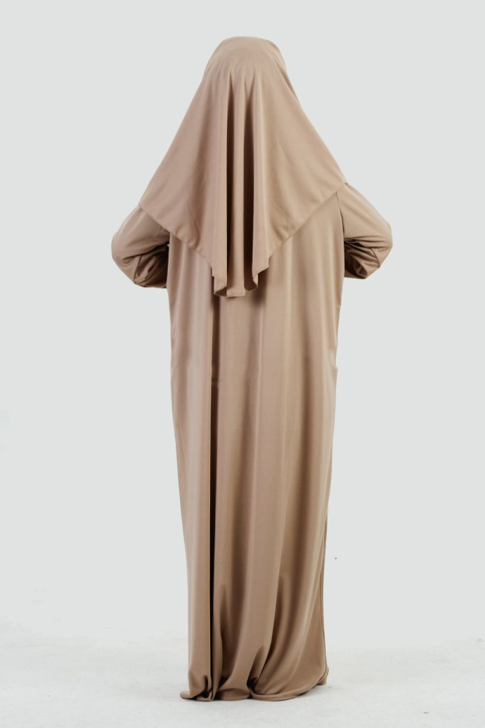 Gebedsset met rits - Camel - Hijab Boutique