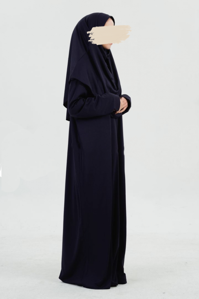 Gebedsset met rits - Marineblauw