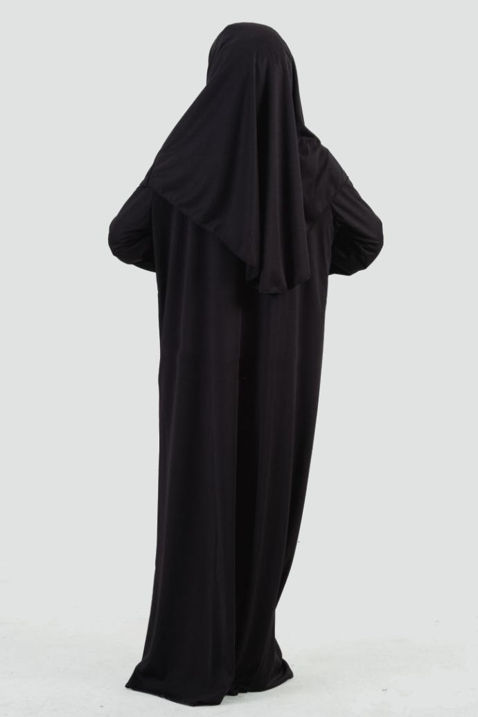 Gebedsset met rits - Zwart - Hijab Boutique